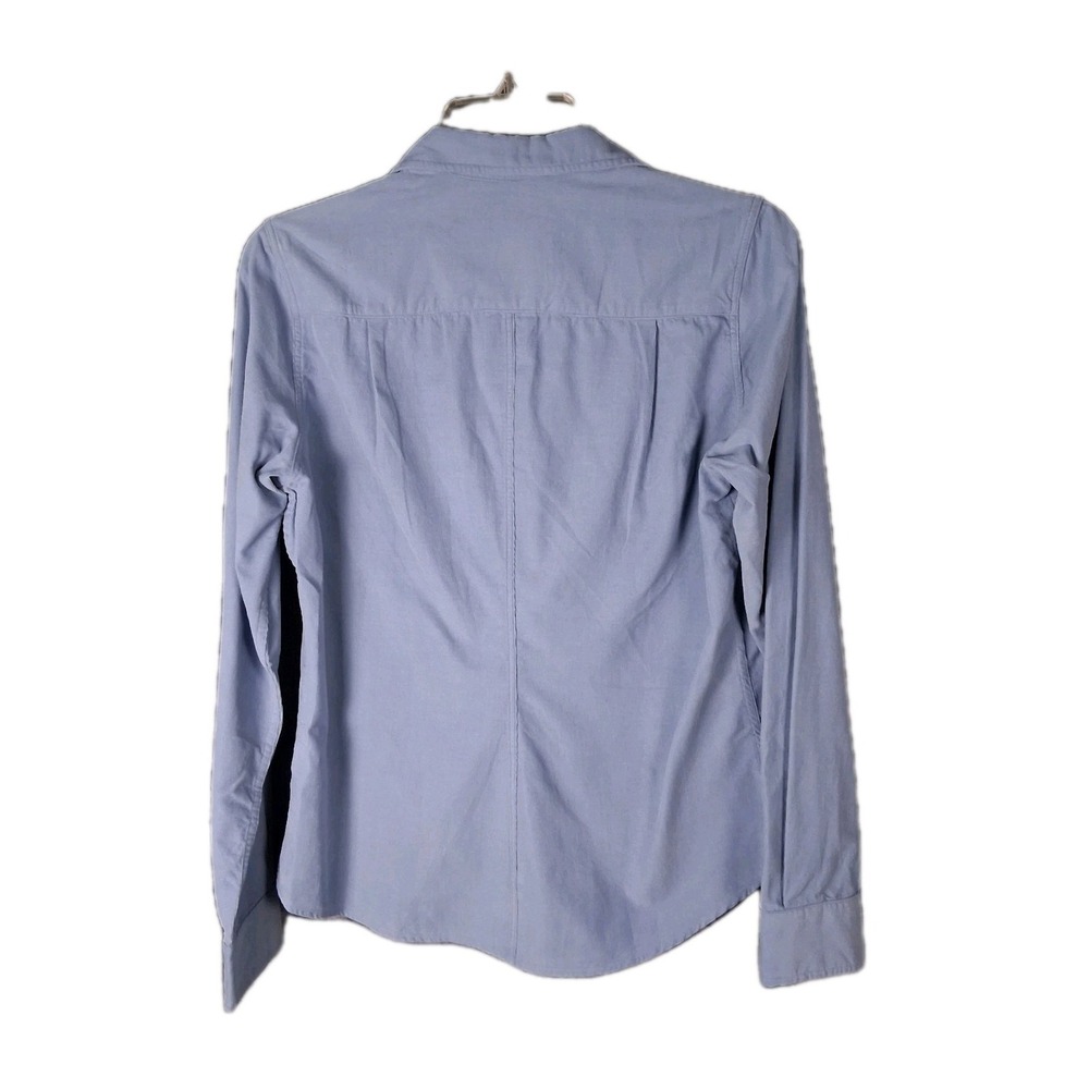 NWOT FRANK & EILEEN Womens Size Small Barry Corduroy Blue Long Sleeve Shirt $258 - Picture 6 of 16